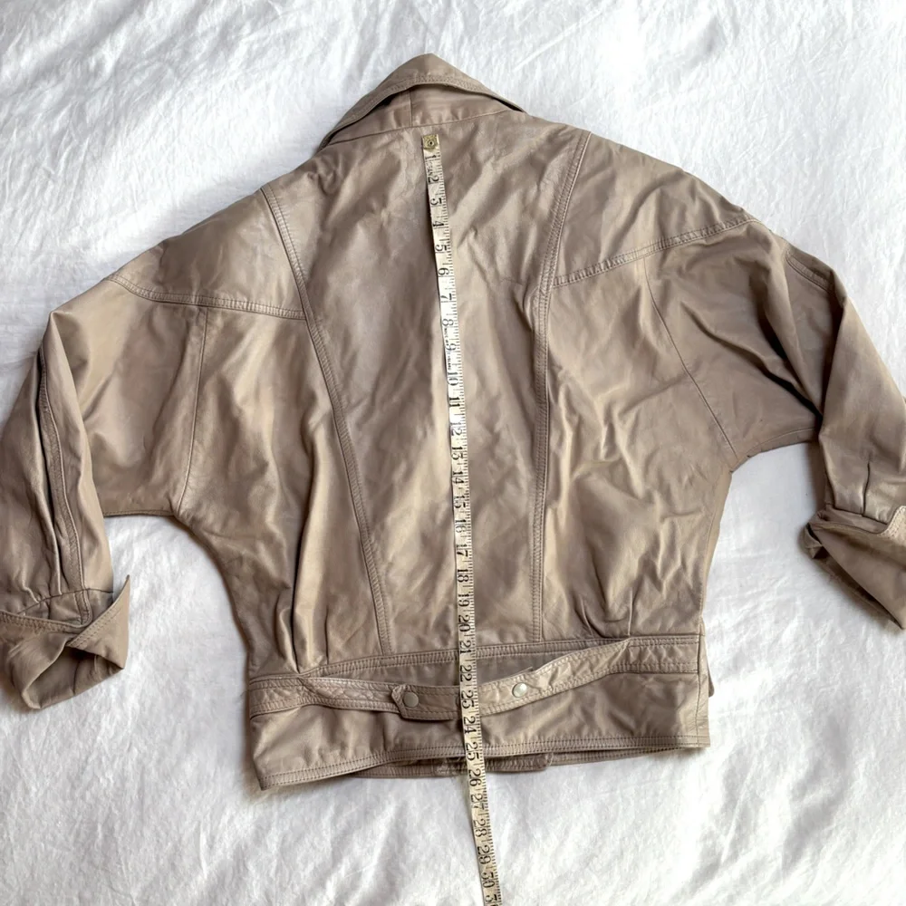Vintage 80’s Leather Jacket - Picture 6 of 8